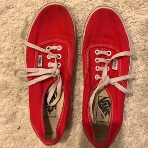 Old school red vans!